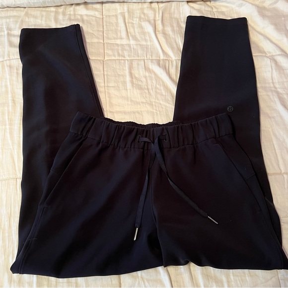 Lululemon on the fly 7/8 pants black size 4 - Picture 3 of 7